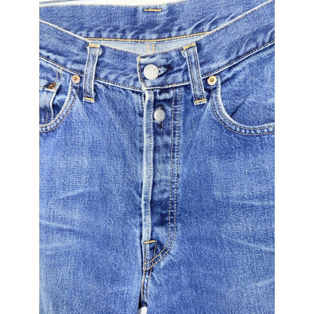 Vintage Replay Jeans ItalianRegular 30x31 Straight Fit Button Fly Mens Denim 1C - Picture 4 of 9